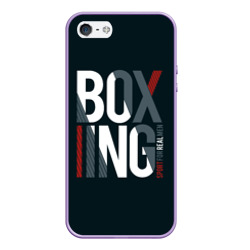 Чехол для iPhone 5/5S матовый Бокс - Boxing