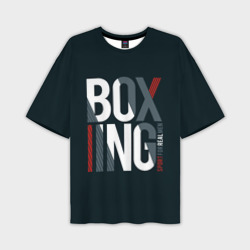 Мужская футболка oversize 3D Бокс - Boxing