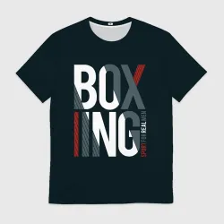 Мужская футболка 3D Бокс - Boxing
