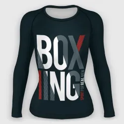 Женский рашгард 3D Бокс - Boxing