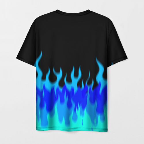 Мужская футболка 3D с принтом [Poppy Playtime] - Fire, вид сзади #1