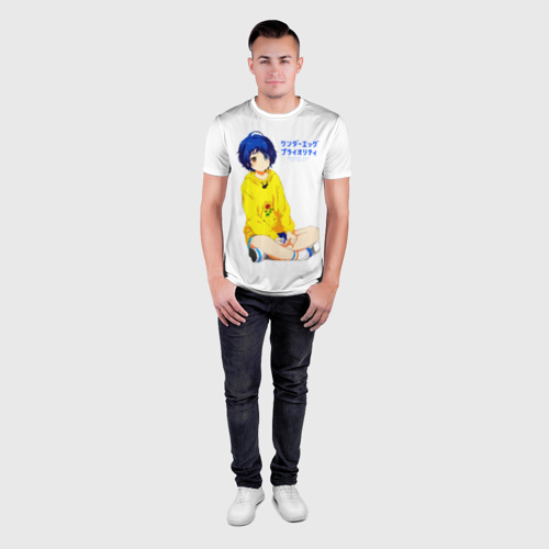 Мужская футболка 3D Slim Ай Ото - Приоритет чудо яйца, цвет 3D печать - фото 4