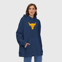 Худи SuperOversize хлопок Бык тату Дуэйн Скала Джонсон - фото 2