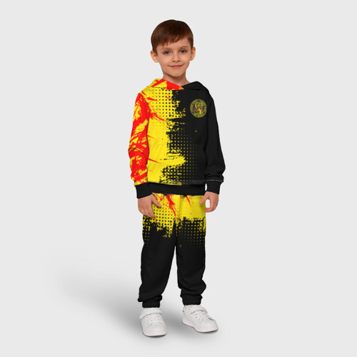 Детский костюм с толстовкой 3D Кобра Кай Cobra Kai, цвет черный - фото 3