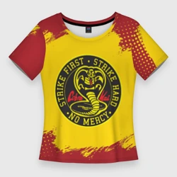 Женская футболка 3D Slim Cobra Kai Big Logo