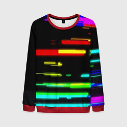 Мужской свитшот 3D Color fashion glitch