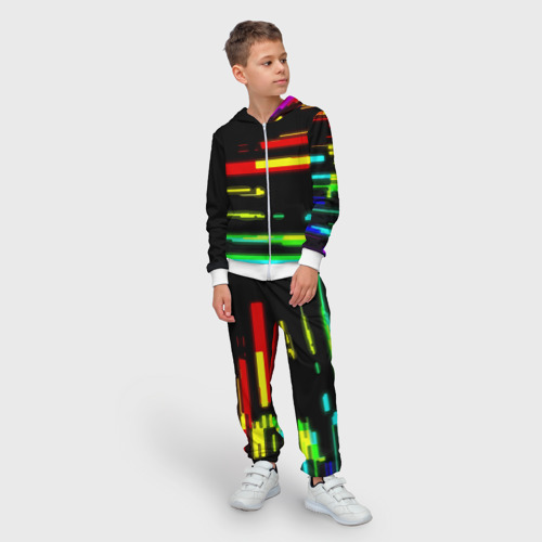 Детский костюм 3D Color fashion glitch - фото 3