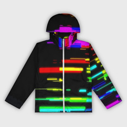 Женская ветровка 3D Color fashion glitch