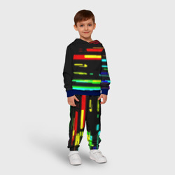 Детский костюм с толстовкой 3D Color fashion glitch - фото 2