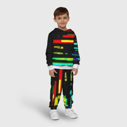 Детский костюм с толстовкой 3D Color fashion glitch - фото 2