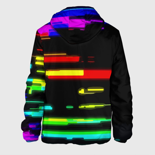 Мужская куртка 3D Color fashion glitch, цвет 3D печать - фото 2