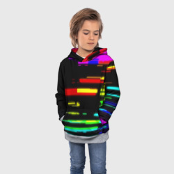 Детская толстовка 3D Color fashion glitch - фото 2