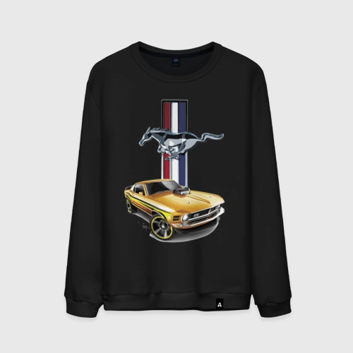 Мужской свитшот хлопок Mustang motorsport