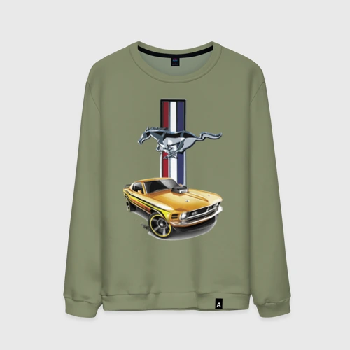 Мужской свитшот хлопок Mustang motorsport