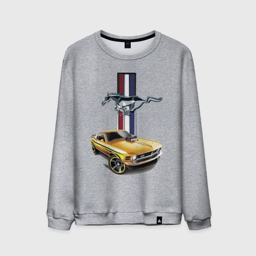 Мужской свитшот хлопок Mustang motorsport