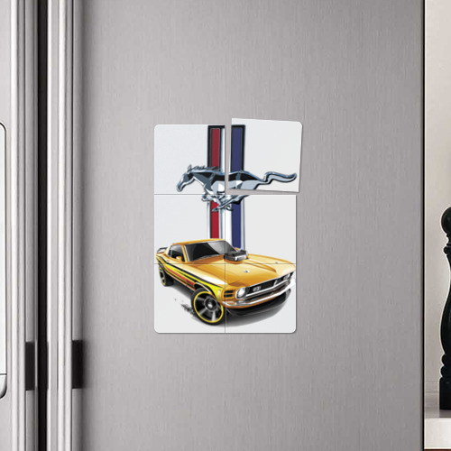 Магнитный плакат 2Х3 Mustang motorsport - фото 4