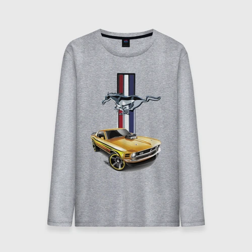 Мужской лонгслив хлопок Mustang motorsport