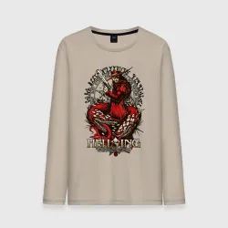 Мужской лонгслив хлопок Hellsing seal