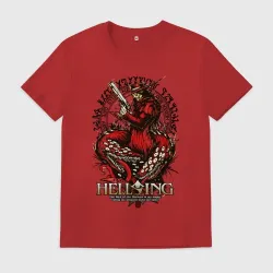 Мужская футболка хлопок Hellsing seal
