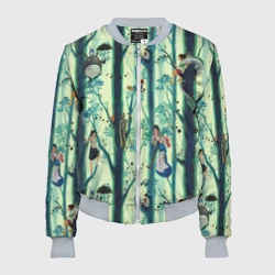 Женский бомбер 3D Ghibli All