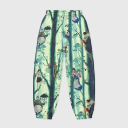 Женские джоггеры оверсайз 3D Ghibli All