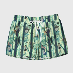 Женские шорты 3D Ghibli All