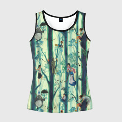 Женская майка 3D Ghibli All