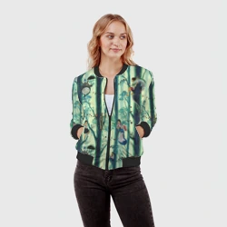 Женский бомбер 3D Ghibli All - фото 2