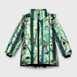 Зимняя куртка для девочек 3D Ghibli All