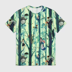 Мужская футболка 3D Ghibli All