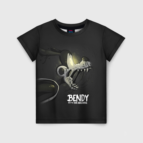 Детская футболка 3D Bendy And The Ink Machine Бадди Борис, цвет 3D печать