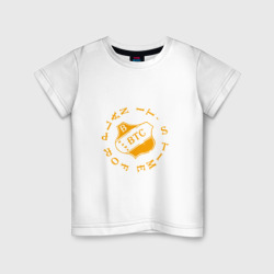Детская футболка хлопок Time Bitcoin