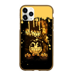 Чехол для iPhone 11 Pro Max матовый Bendy And The Ink Machine Игра Бенди