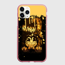 Чехол для iPhone 11 Pro Max матовый Bendy And The Ink Machine Игра Бенди