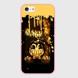 Чехол для iPhone 5/5S матовый Bendy And The Ink Machine Игра Бенди