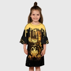 Детское платье 3D Bendy And The Ink Machine Игра Бенди - фото 2