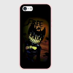 Чехол для iPhone 5/5S матовый Бенди Bendy And The Ink Machine