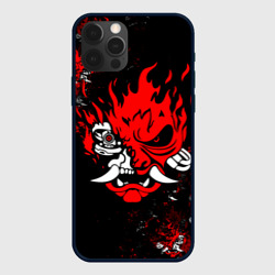 Чехол для iPhone 12 Pro Samurai Cyberpunk 2077 logo