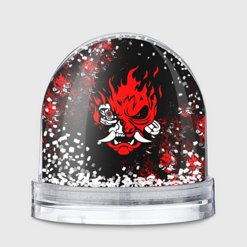 Игрушка Снежный шар Samurai Cyberpunk 2077 logo