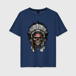 Женская футболка хлопок Oversize Cherokee chief