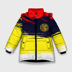 Зимняя куртка для девочек 3D Кобра кай Cobra Kai +спина