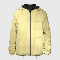 Мужская куртка 3D Золотые квадраты