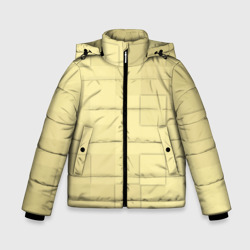 Зимняя куртка для мальчиков 3D Золотые квадраты