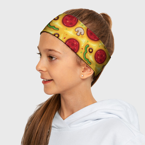 Повязка на голову 3D Pizza salami - фото 8