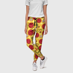 Женские брюки 3D Pizza salami - фото 2