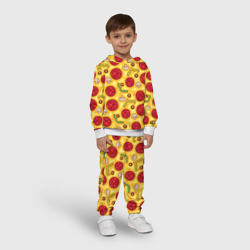 Детский костюм с толстовкой 3D Pizza salami - фото 2