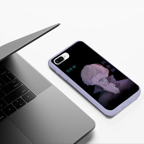 Чехол для iPhone 7Plus/8 Plus матовый Toge Inumaki - Инумаки, цвет светло-сиреневый - фото 5
