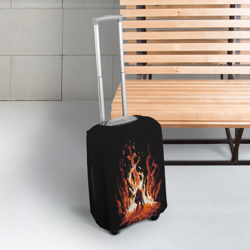 Чехол для чемодана 3D Избранный в огне, цвет 3D печать - фото 3