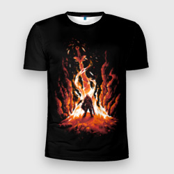 Мужская футболка 3D Slim Избранный в огне