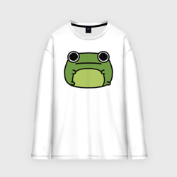 Мужской лонгслив oversize хлопок Frog Lucky